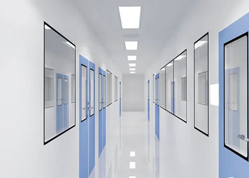 5 Mm Thick Powder Coated Corrosion Resistance Aluminium Frame Clean Room Partition Air Volume: 00 Kilometer/hr (kph)