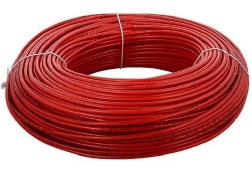 Red 50 Meter Long 240 Volt Pvc Copper Electrical Wire For House And Office