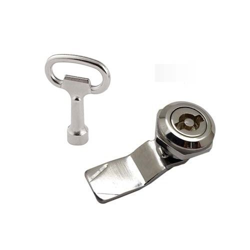 Silver 60 Grams Corrosion Resistance Galvanized Metal Lock With 1 Key