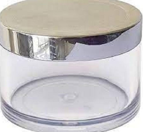 Transparent 7 X 9 X 12 Cm 50 Gram Rigid Hardness Round Plastic Body Cream Container 