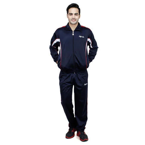 Light Weight Full Sleeves Plain Dyed Polyester Winter Track Suit For Men
