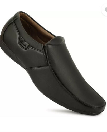 Eco-Friendly Tpr Black Office Formal Shoes For Mens 