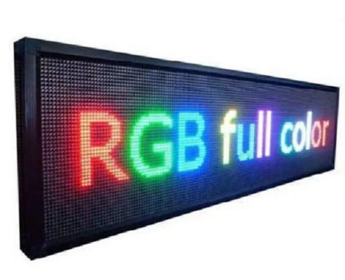 1 Meter Size Animation Display Function Rectangular Electrical Led Sign Board For Promotional Purpose Body Material: Plastic