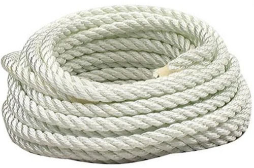 100Meter Round Plain Braided Nylon Rope For Packing Purpose Shinny