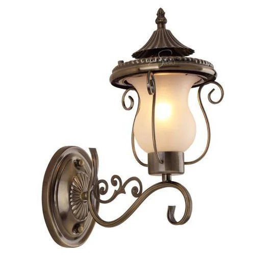 Golden 40 Watts Antique Electrical Metal Wall Mounted Lamp For Decoration