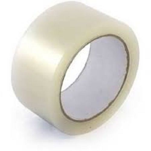 White 50 Meter Bopp Packaging Tapes With 0.5 Mm Thickness