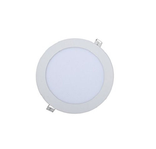 White 5Watt 3000K Ceramic Round Led Panel Light For Indoor And Outdoor