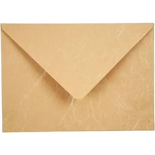 6X8 Inches Eco Friendly Rectangular Plain Paper Handmade Envelope Thickness: 0.5 Millimeter (Mm)