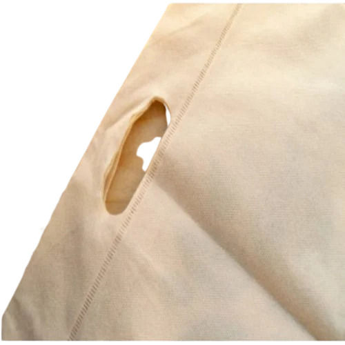 Environment Friendly 100 Percent Recyclable Plain D Cut Non Woven Carry Bags