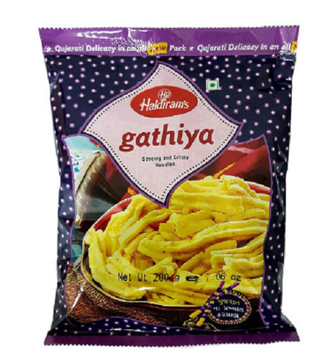 Crispy And Salty Fried Gathiya Namkeen with 6 Month Shelf Life - 200 Gram