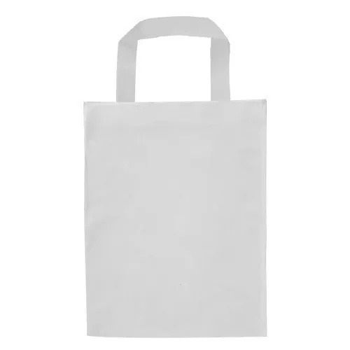 White Customizable Size Disposable Moisture Proof Recyclable Pp Handle Bags