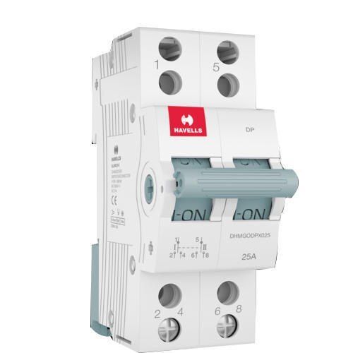 Havells 25a 2 Pole Mcb For Overload And Short Circuit Protection Grade ...