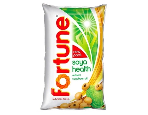 खाना पकाने के लिए ऑर्गेनिक हेल्दी और शुद्ध सोया बीन रिफाइंड ऑयल (फॉर्च्यून) - 1 लीटर