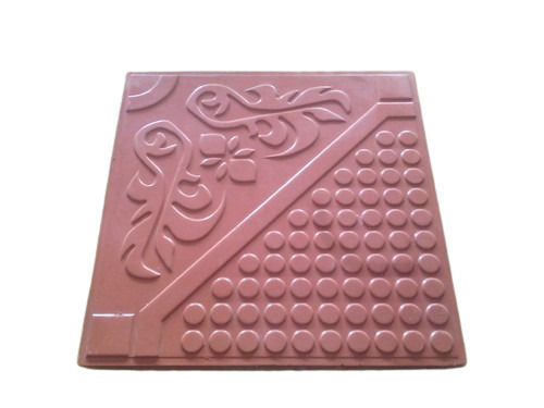 Textured Finish Polished Non Slip Square Edge Pattern Parking Tiles