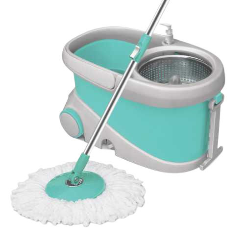 1.5 Kilogram Portable Stainless Steel Handle Magic Mop With Bucket Application: Floor Cleaning