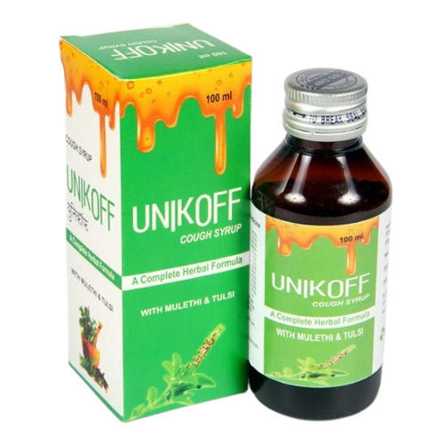 100 Milliliter Ayurvedic Cough Syrup With Mulethi And Tulsi 