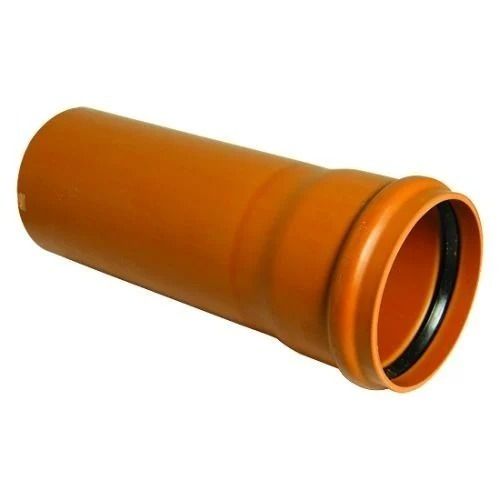 3 Mm Thick 110 Mm Round Heat Resistant Polyvinyl Chloride Rigid Drainage Pipe Application: Construction