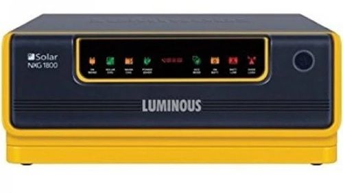 Black And Yellow 300X265X128 Millimeters 12 Voltage 50 Hertz Solar Inverter