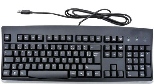 44 X 13.5 X 3.5 Cm 500 Gram Qwerty Layout Computer Wired Keyboard 