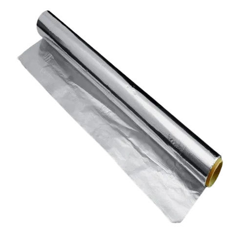 Silver 50 Meter 10 Inches Wide 4Mm Thick Plain Hard Malleable Aluminium Kitchen Foil