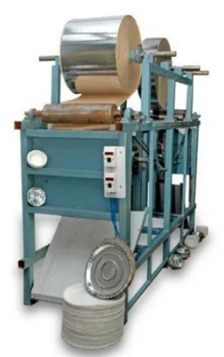 Silver 53X26X68 Inches 450 Kg 220 Volts Dona Pattal And Plate Making Machine