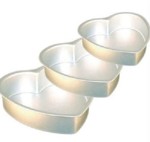 Manual Aluminium Heart Shape Cake Mould For Baking Use 