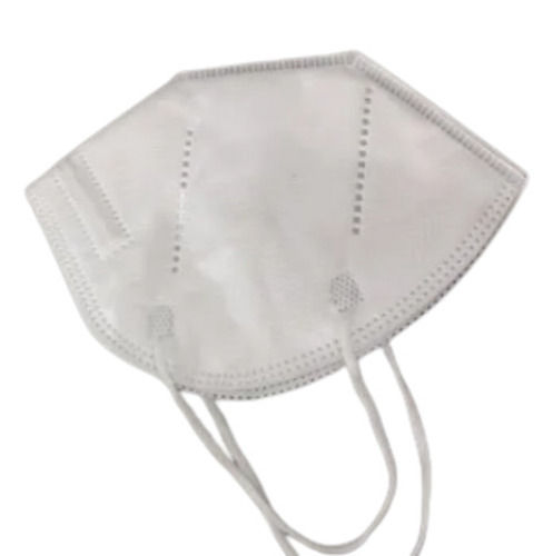 White Anti Bacterial Kn95 5 Layered Face Mask For Protection From Air-Pollution And Covid-19 