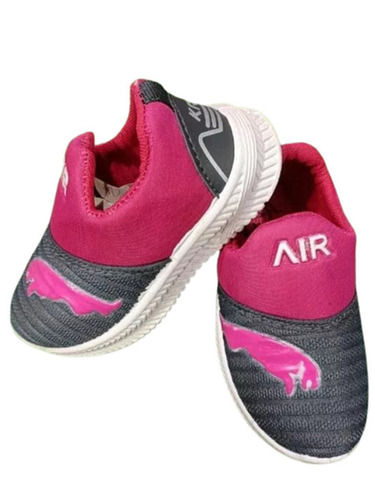 Quick Dry Comfortable And Non Slip Fabric And Pu Casual Wear Shoes For Girl Child