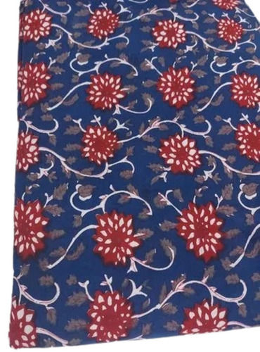 Multicolor Light In Weight Cotton Printed Dress Fabric For Garments 