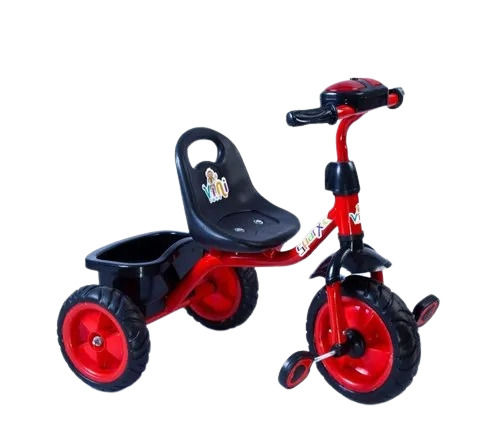 Paint Coated Aluminium, Rubber And Plastic Three Wheeler Tricycle For Kids  Fork Length: 167  Centimeter (Cm)