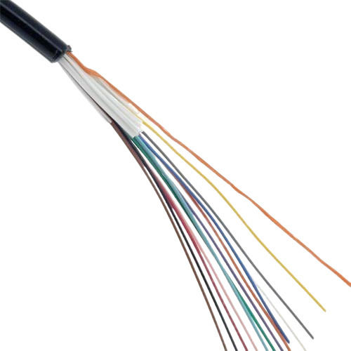 Polyvinyl Chloride Insulated Glass Or Plastic Core Fiber Optic Cable  Application: Industrial