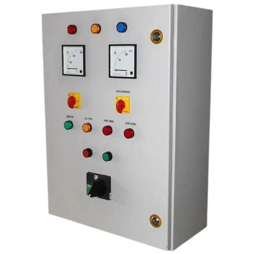 220 Voltage 240 Watt Mild Steel Body Three Phase Electric Control Panel