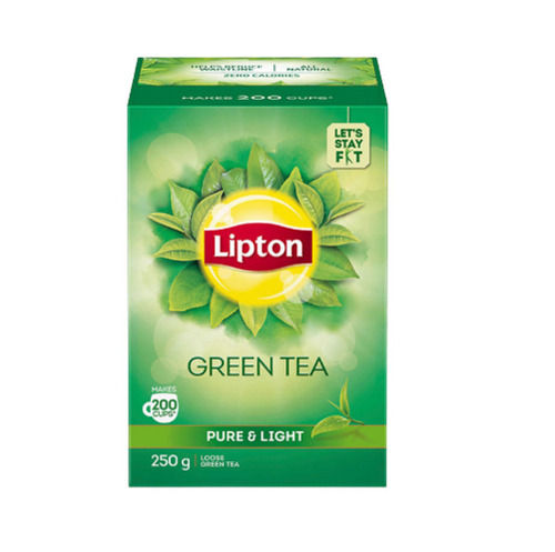 250 Gram Pack Sugar Free Smooth Taste Pure And Dried Green Tea With 12 Months Shelf Life