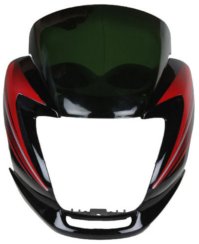 Abs 350 Gram Glossy Finish Acrylonitrile Butadiene Styrene Headlight Visor For Two Wheeler