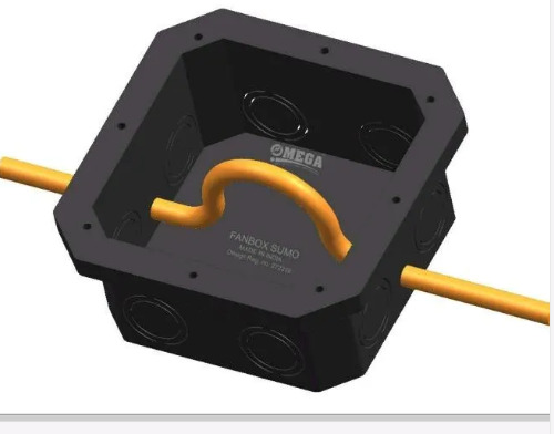 5.5 इंच और 1 एमएम पॉलिश एजिंग रेसिस्टेंट वेदर प्रूफ पीवीसी फैन बॉक्स आवेदन: होम