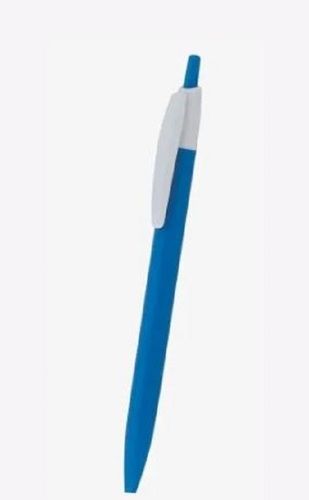 6 Inches Round Plastic Body Blue Promotional Pen