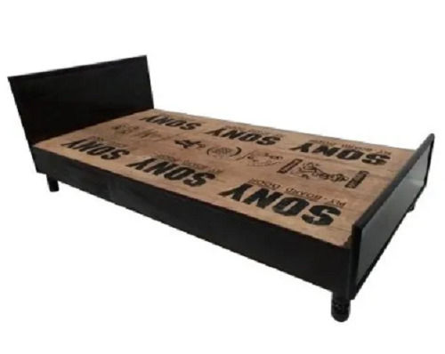 Machine Made 6 X 3 Feet Rectangular Solid Wood Polished Single Beds