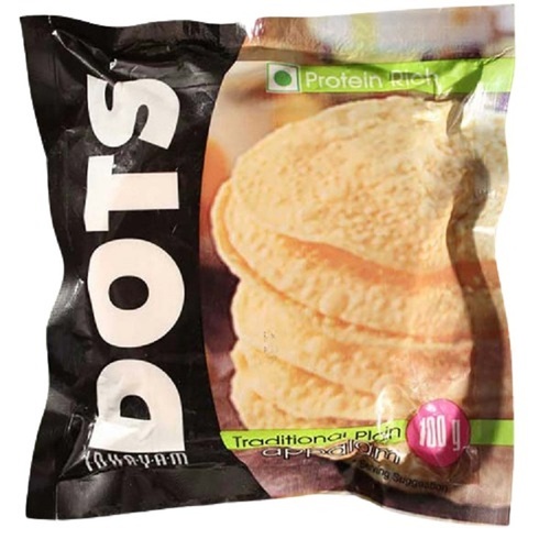 पीला ए ग्रेड कुरकुरा और क्रिस्पी गोल नमकीन अप्पलम