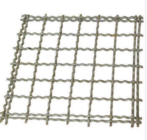 Silver Aluminum Anti Oil Cleaning Crimped Wire Mesh For Industry 