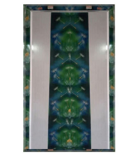 Aluminum Satin and Glossy Finished Designer Bathroom Door - Size 6x3 Foot