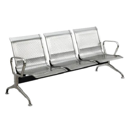 Finish Finish Outdoor Furniture Stainless Steel 3 Seater Visitor Chairs