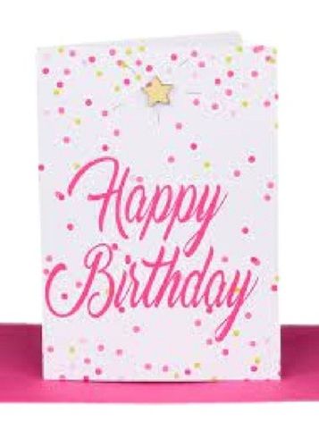 Lamination Light Weight Fancy Foldable Printed Birthday Greeting Cards