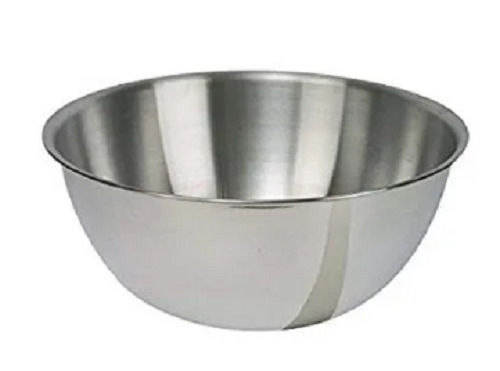 Silver Mirror Finish And Round Shape Aluminum Bowl - 15 Inch