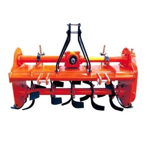 Red And Orange 1768X990X990 Cm 450 Kg 60 Hp 540 Rpm Multi Speed Rotavator