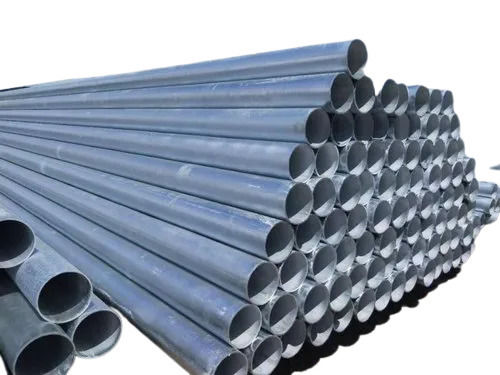 Silver 2.3 Mm Thick Corrosion Resistance Hot Rolled Round Galvanized Steel Pipe