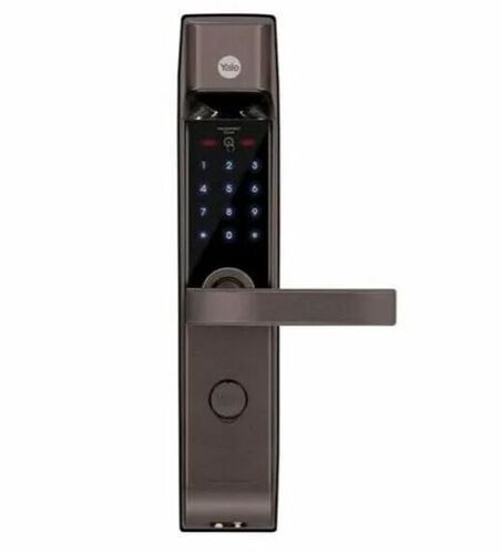 Black 220X68X27Mm Metal Body Fingerprint Sensor Digital Door Lock