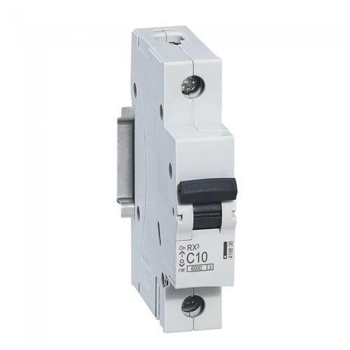 White 230 Voltage Single Phase One Pole Wall Mounted Miniature Circuit Breaker