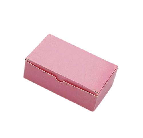 9.7 X 5.6 Cm Matte Finishing Rectangular Gift Packaging Box - Kraft Paper Material, Durable Lamination Finish, Easy Peel-off Label