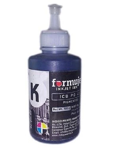 Black 90% Viscosity Liquid Content Printing Ink For Dyes