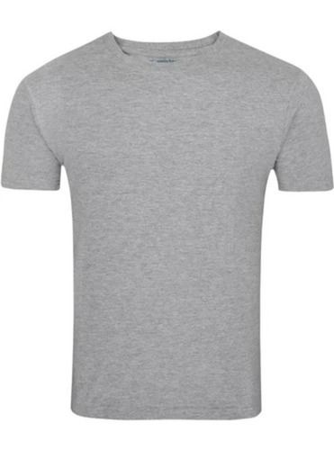 Comfortable Short Sleeves Cotton Plain Round Neck T Shirt For Mens Age Group: 18  Years Above